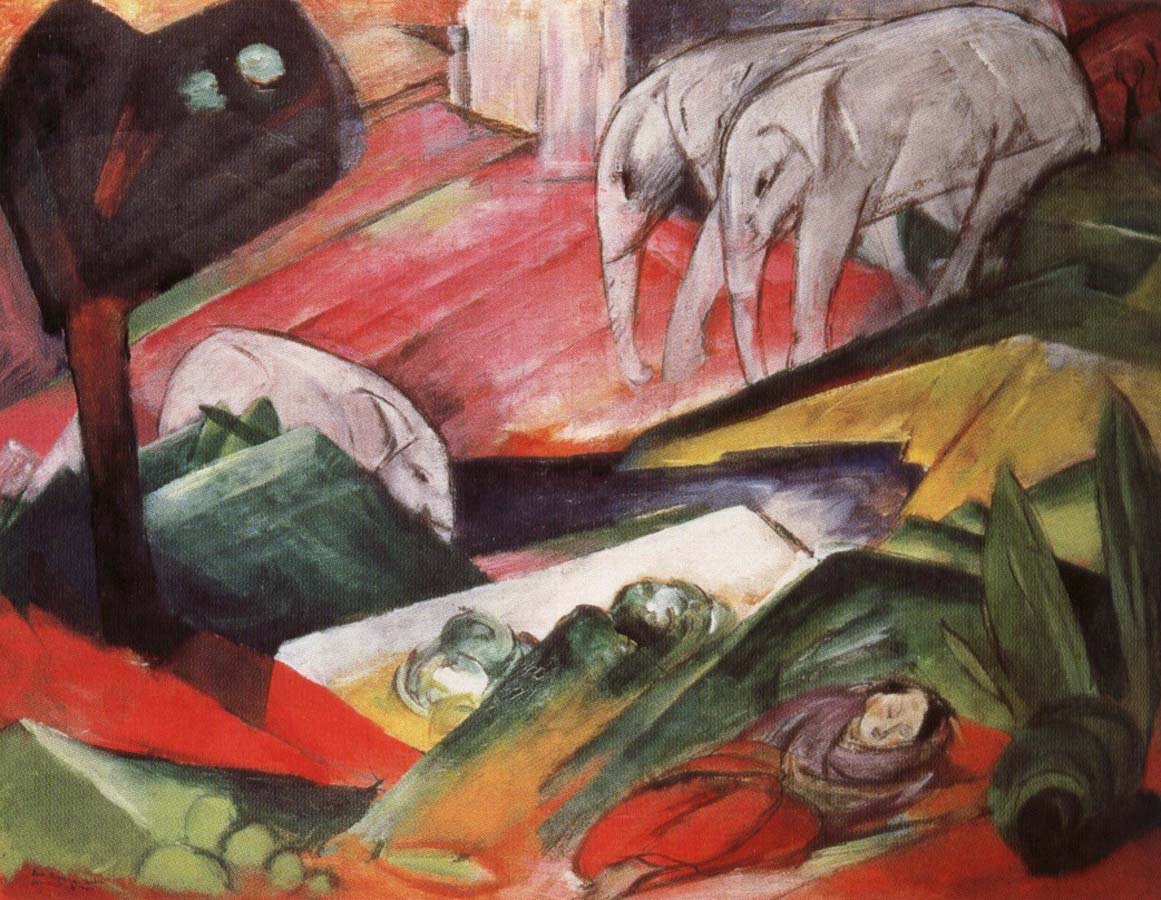art the dream by franz marc t